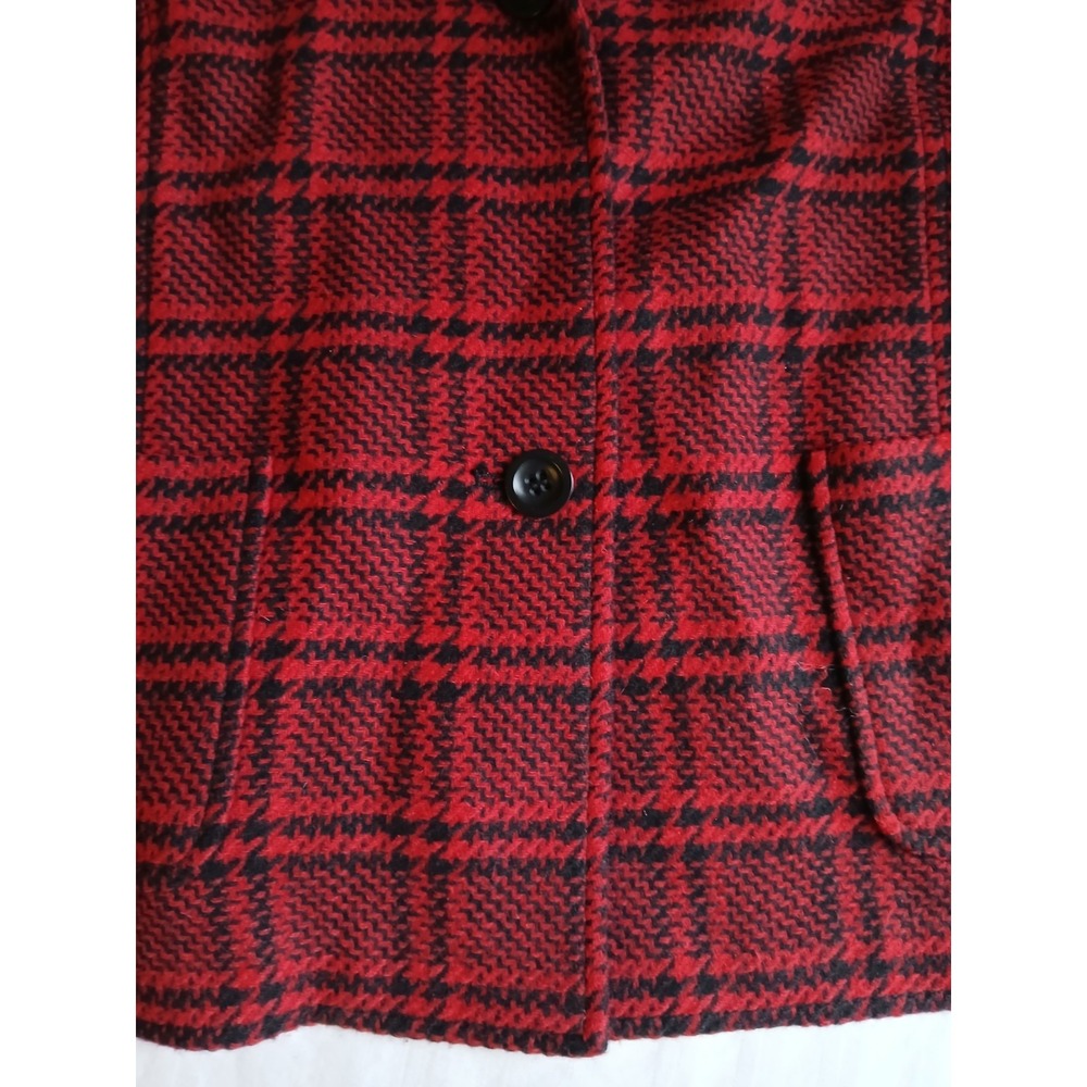 Talbots Blazer 18 Wool Blend Herringbone Plaid Office Preppy Work Career Capsule - Picture 2 of 15